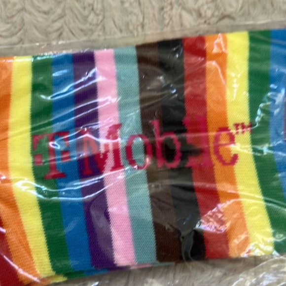 T-Mobile Rainbow LOVE socks Pride Socks ❤️🧡💛💚💙💜NEW in package, size M/L - Picture 6 of 14